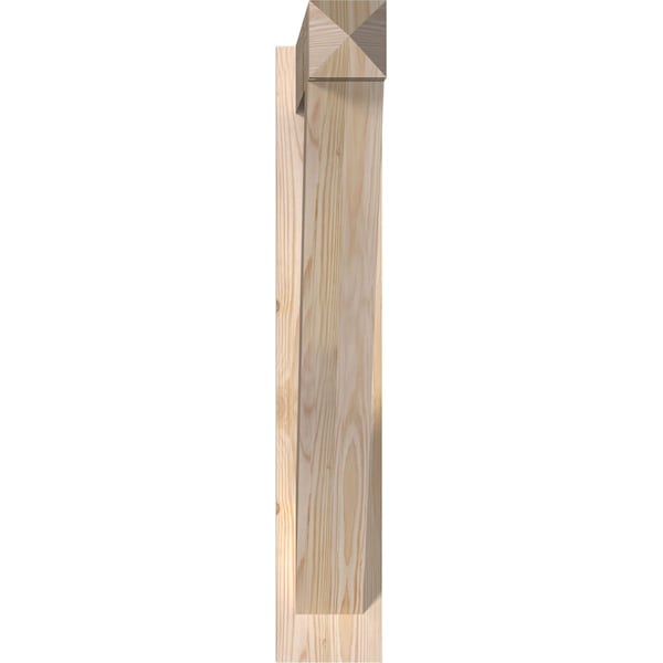 Traditional Arts & Crafts Smooth Outlooker, Douglas Fir, 5 1/2W X 32D X 32H